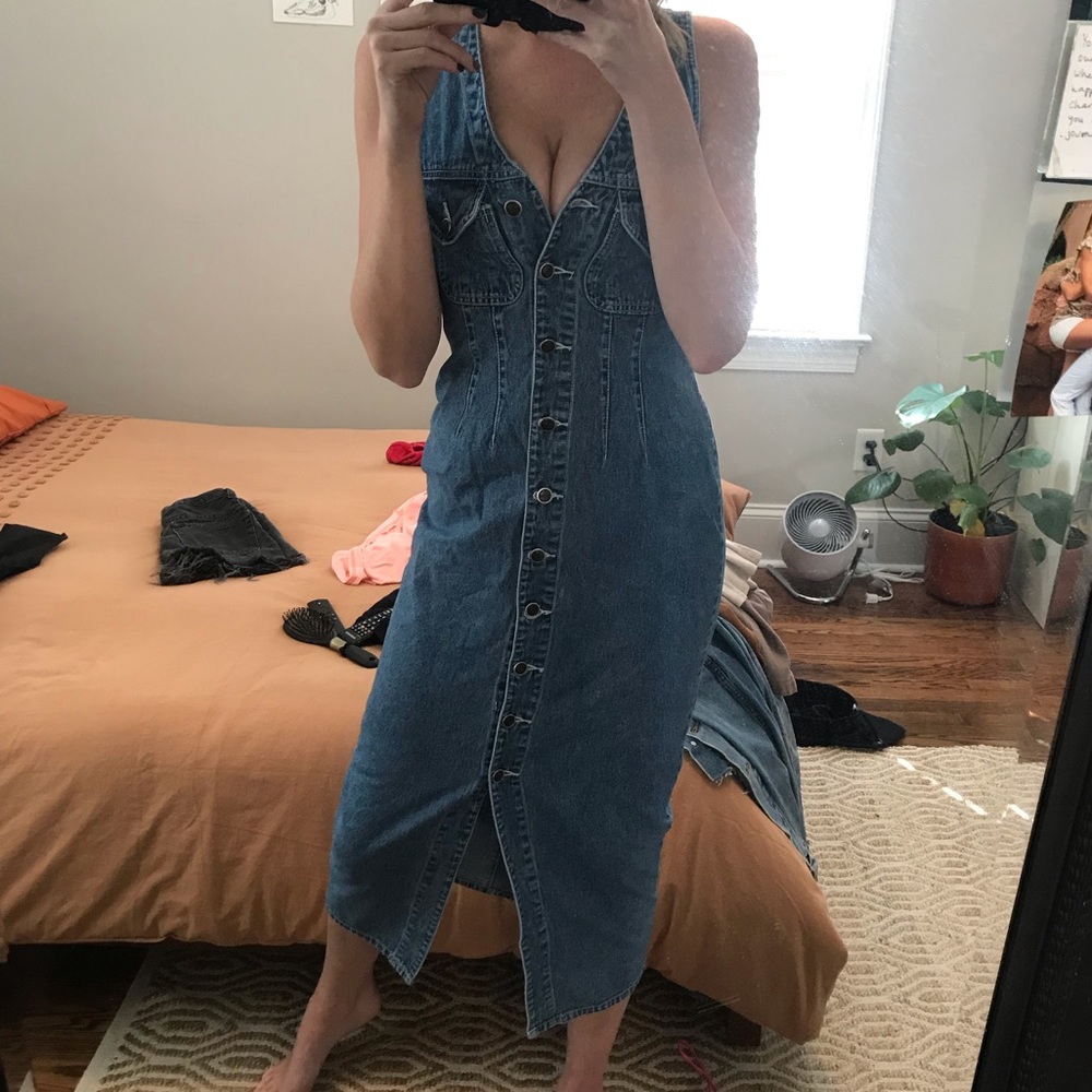 Denim dress